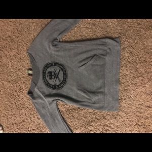 Off the shoulder sweatshirt